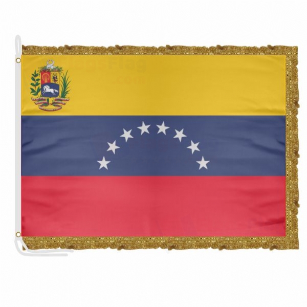 Venezuela Satin Office Flag