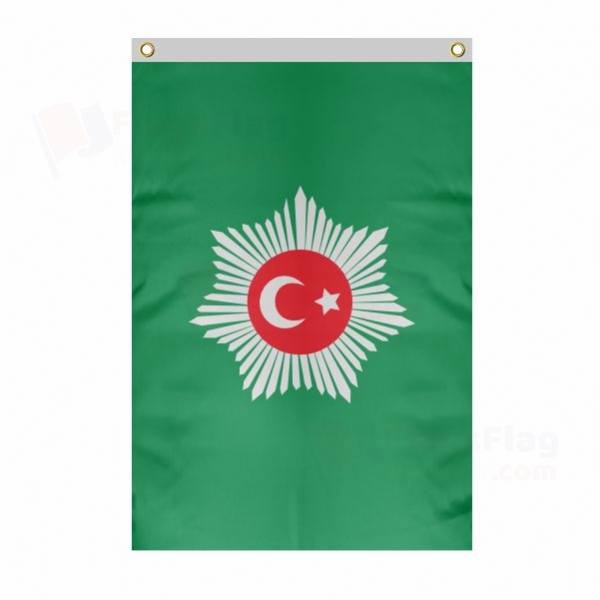 Abdlmecid Efendi s Personal Caliphate Large Size Flag Hanging on Building