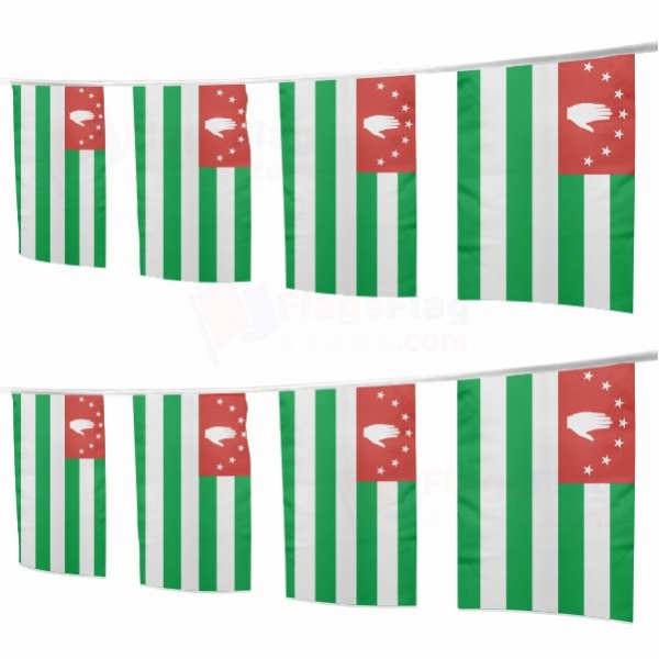 Abkhazia Square String Flags