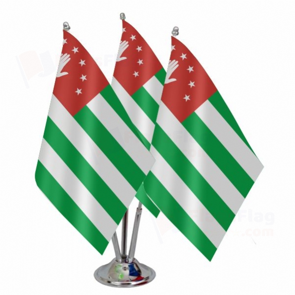 Abkhazia Triple Table Flag