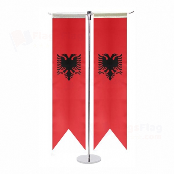 Albania T Table Flags