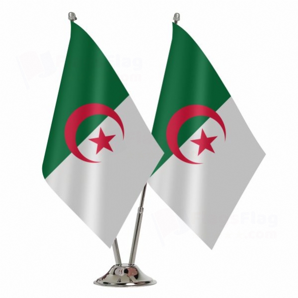 Algeria Binary Table Flag