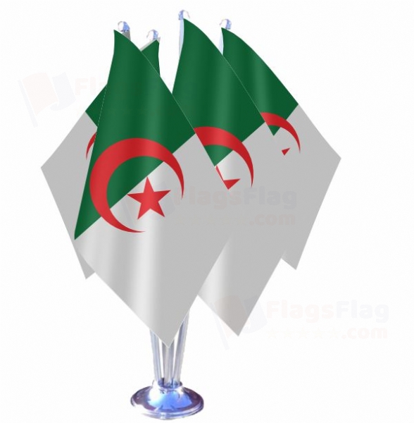 Algeria Quadruple Table Flag