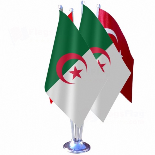 Algeria Quadruple Table Flag