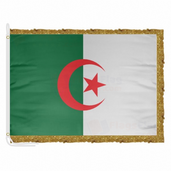 Algeria Satin Office Flag