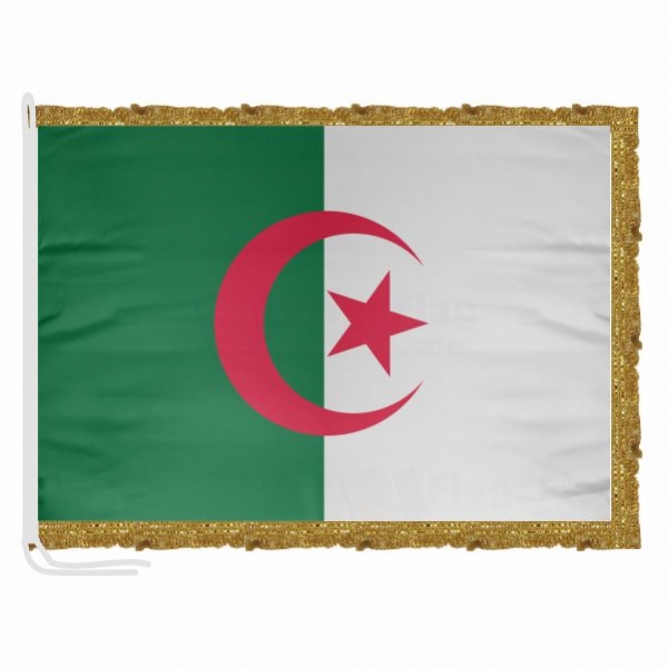 Algeria Satin Office Flag
