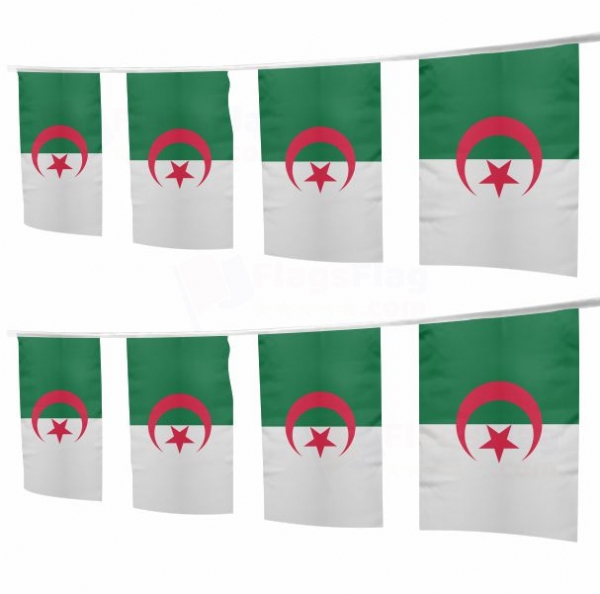 Algeria Square String Flags