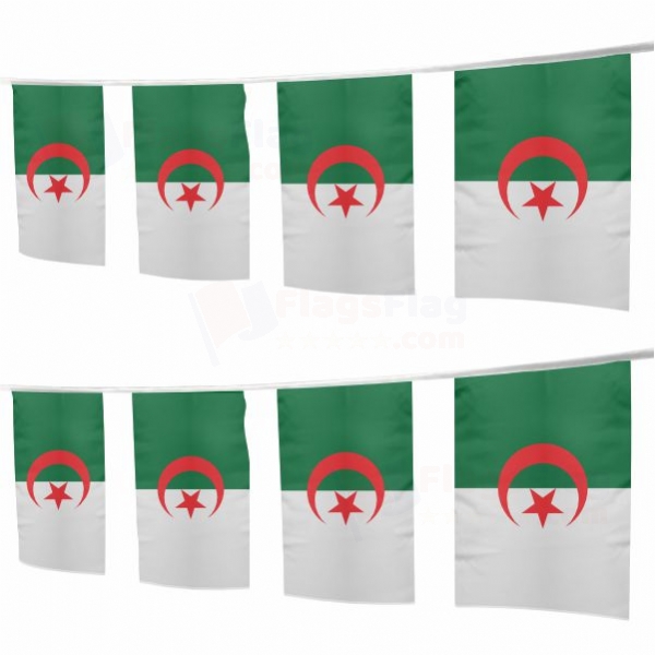 Algeria Square String Flags