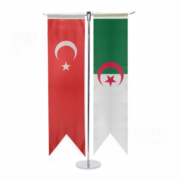Algeria T Table Flag
