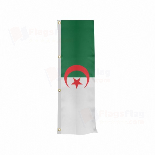 Algeria Vertically Raised Flags