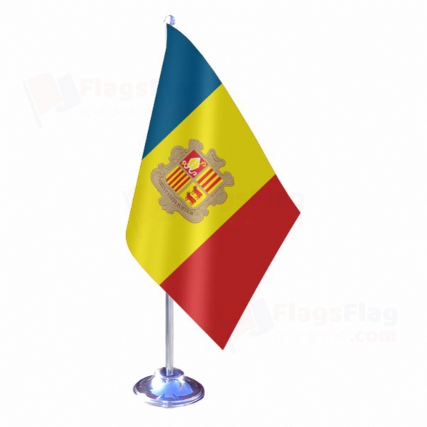 Andorra Single Table Flag