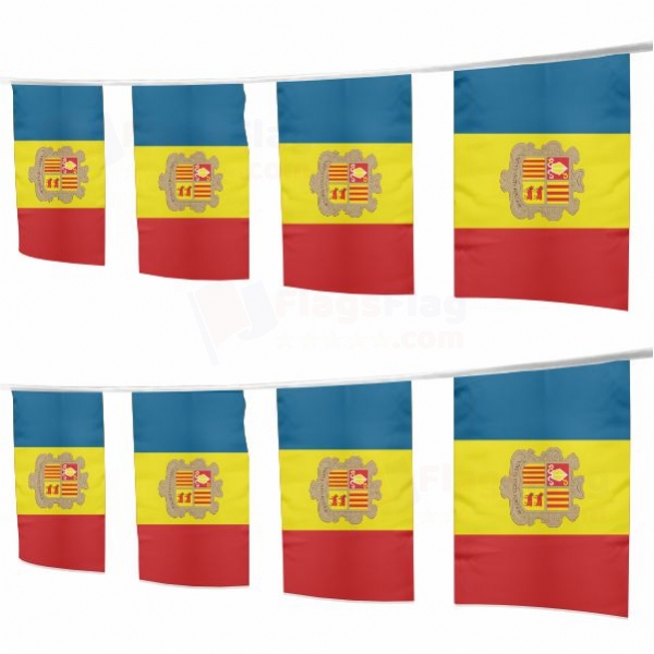 Andorra Square String Flags