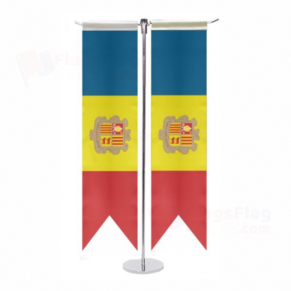 Andorra T Table Flag