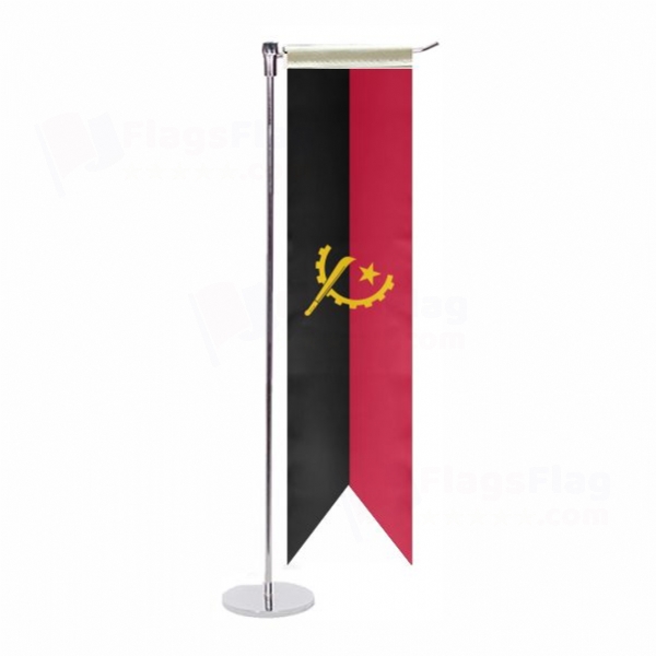 Angola L Table Flag
