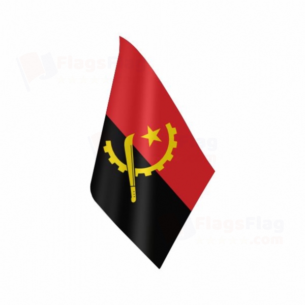 Angola Table Flag