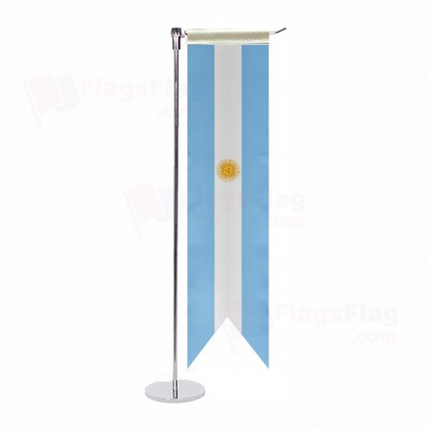 Argentina L Table Flag