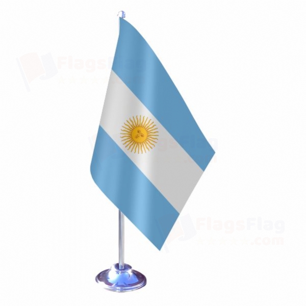 Argentina Single Table Flag