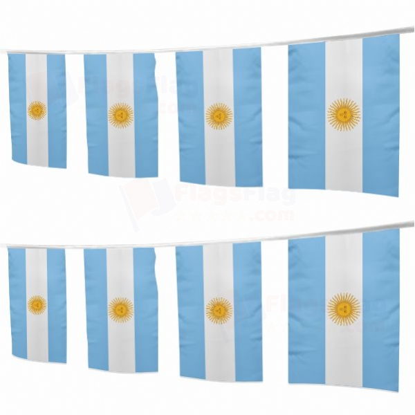 Argentina Square String Flags