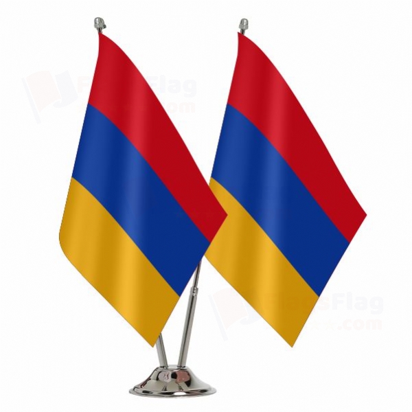 Armenia Binary Table Flag