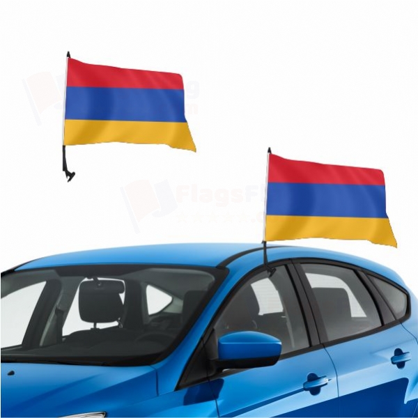 Armenia Vehicle Convoy Flag