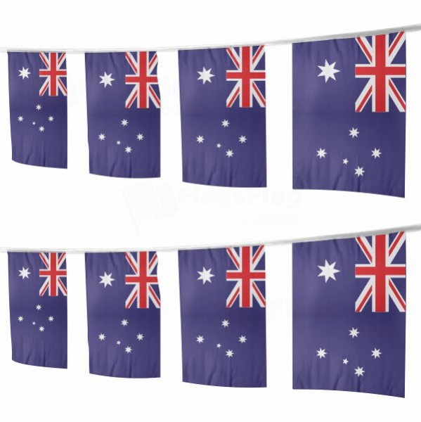 Australia Square String Flags