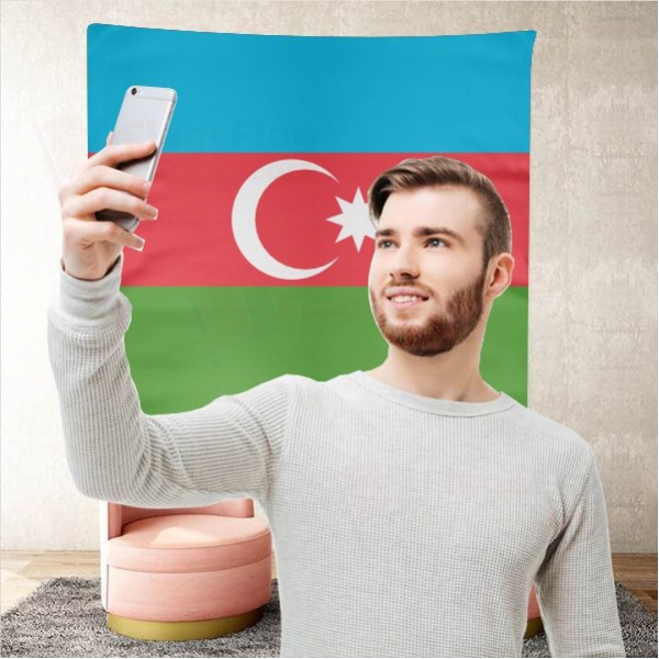 Azerbaijan Background Selfie Shooting Landscapes