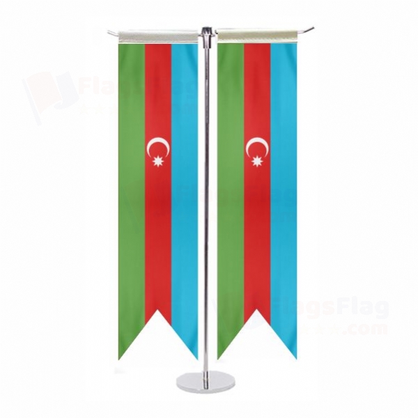 Azerbaijan T Table Flag