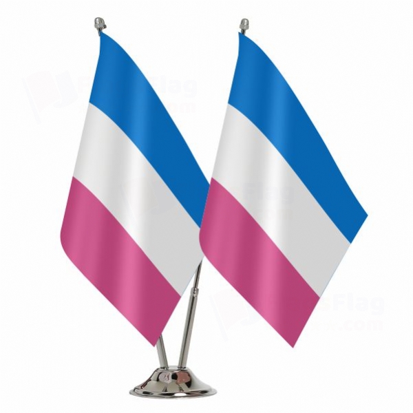 Bandera Heterosexual Binary Table Flag