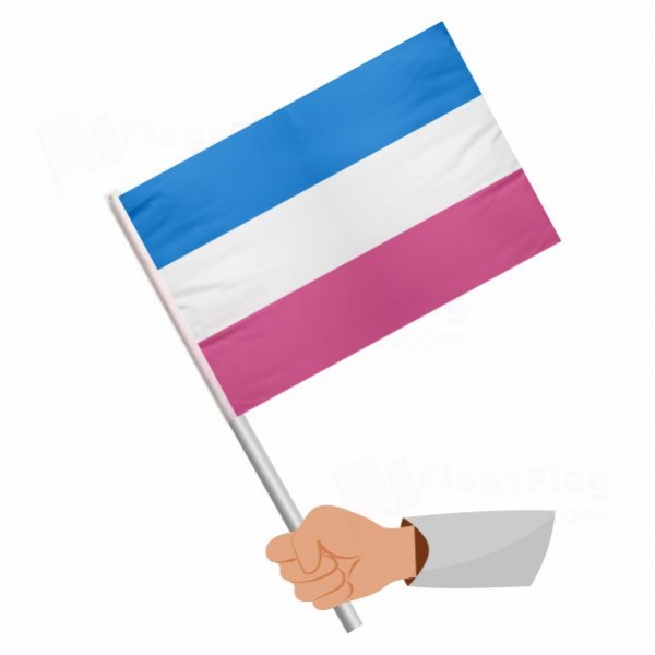 Bandera Heterosexual Stick Flag