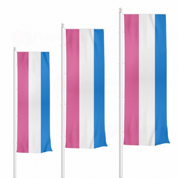 Bandera Heterosexual Vertically Raised Flags