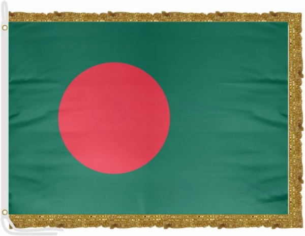 Bangladesh Satin Office Flag