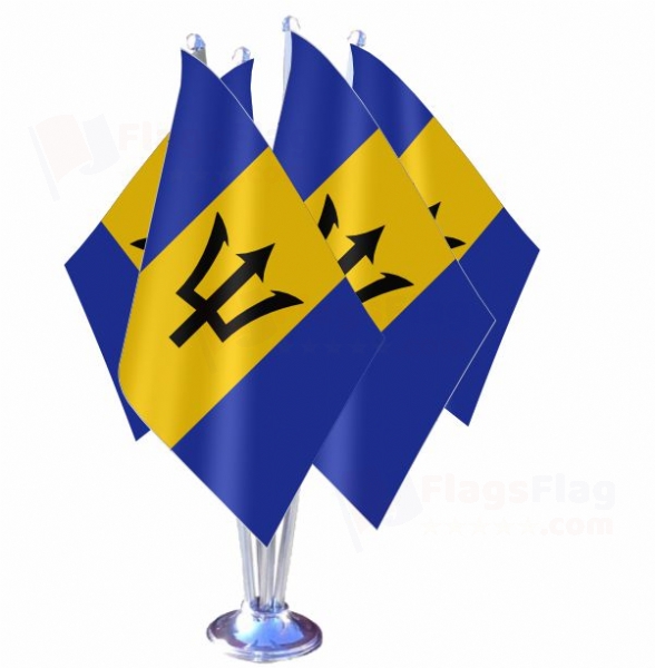 Barbados Quadruple Table Flag