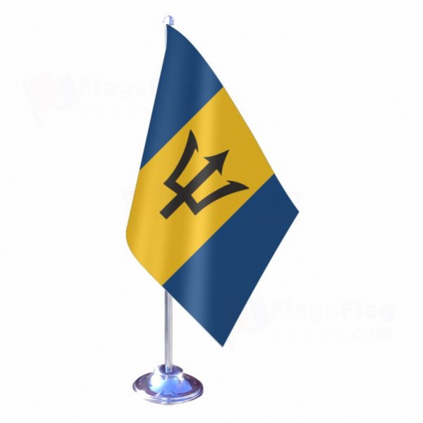 Barbados Single Table Flag