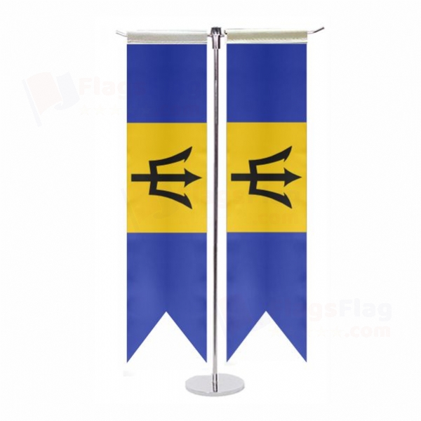 Barbados T Table Flag