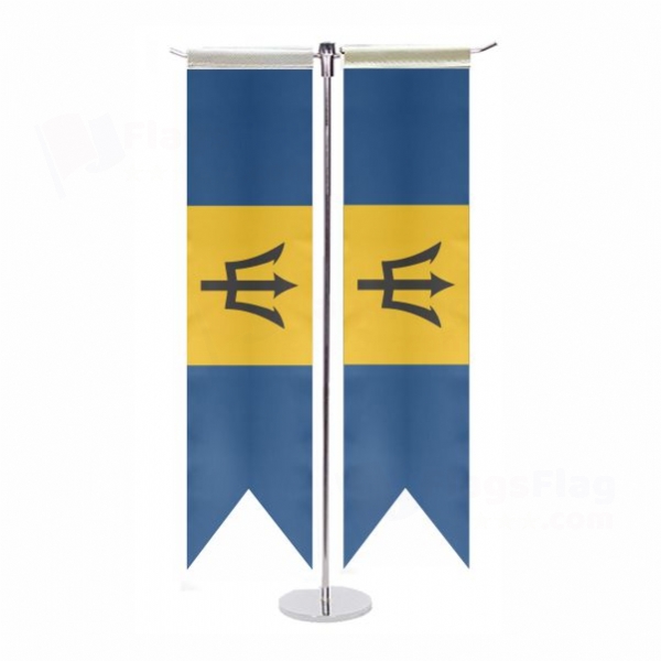 Barbados T Table Flags