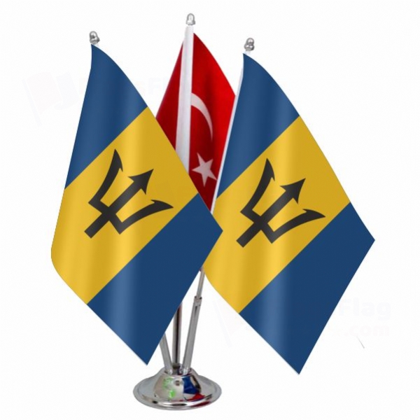 Barbados Triple Table Flag
