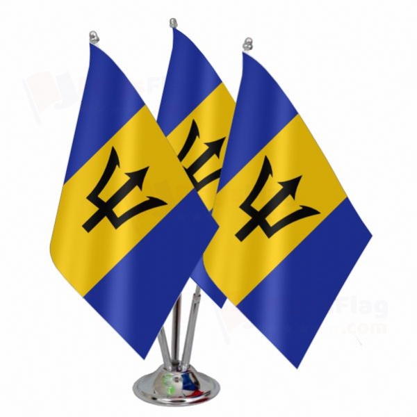 Barbados Triple Table Flag