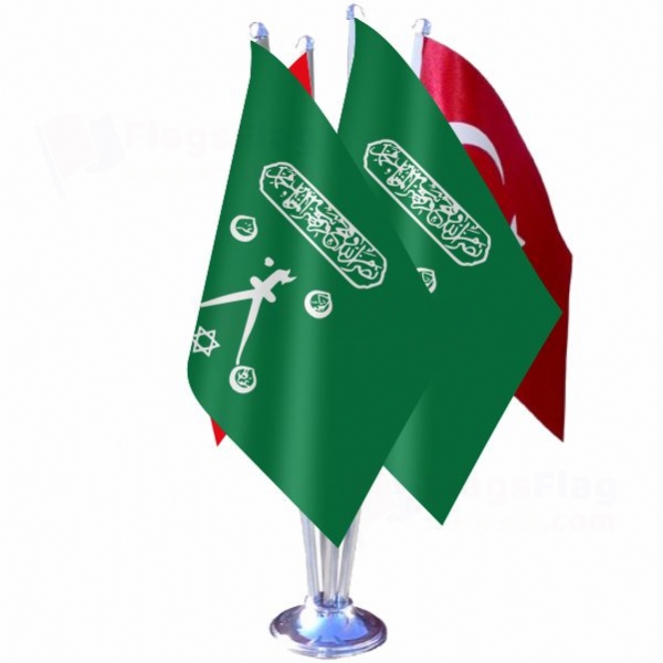Barbaros Hayreddin Pasha Quadruple Table Flag