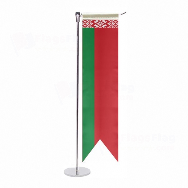 Belarus L Table Flag