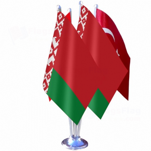 Belarus Quadruple Table Flag