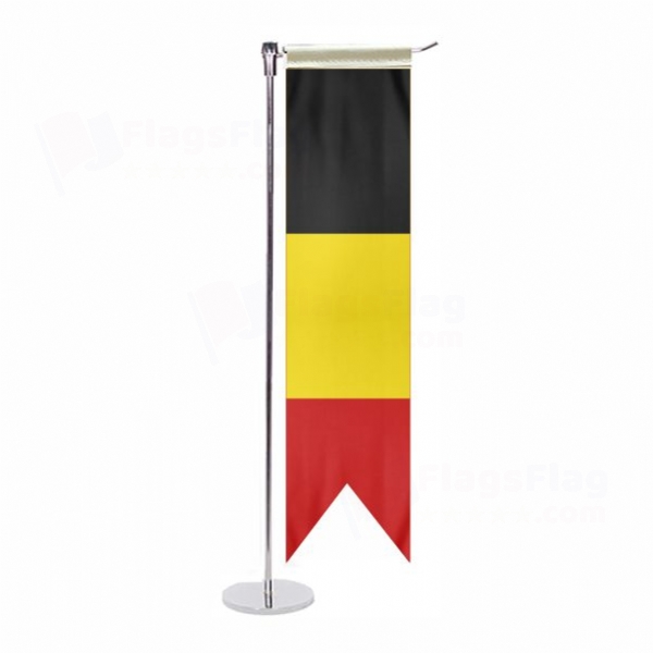 Belgium L Table Flag