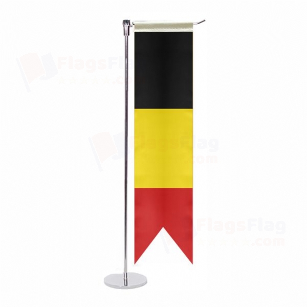 Belgium L Table Flag