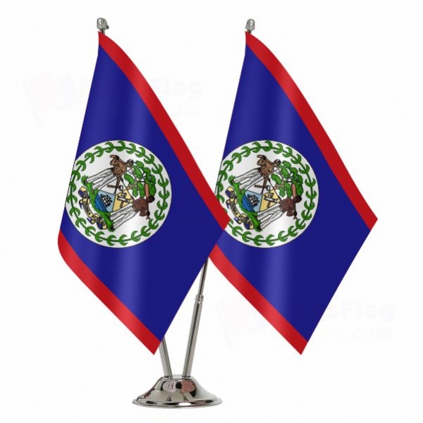 Belize Binary Table Flag