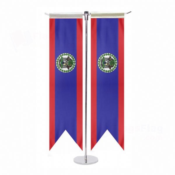 Belize T Table Flags