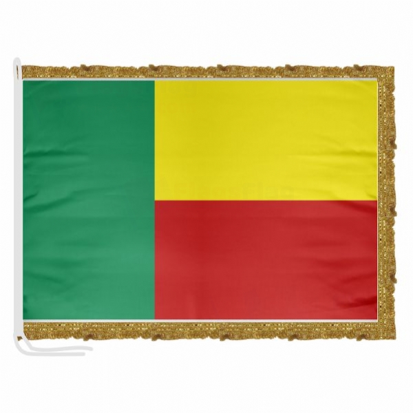 Benin Satin Office Flag