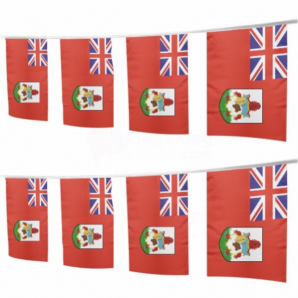 Bermuda Square String Flags