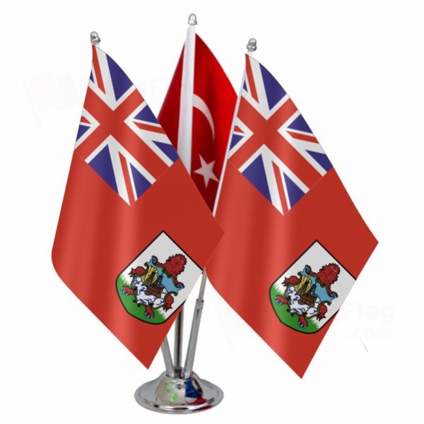 Bermuda Triple Table Flag