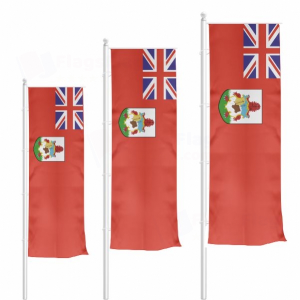 Bermuda Vertically Raised Flags