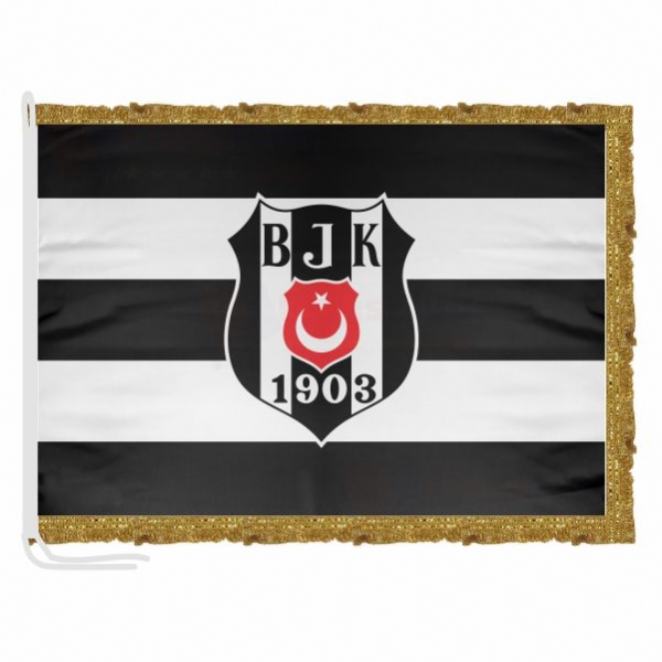 Besiktas Satin Office Flag