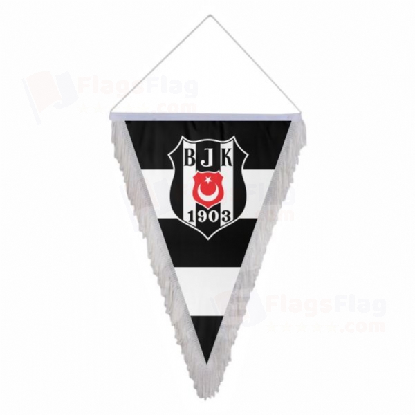 Besiktas Triangle Fringed Streamers